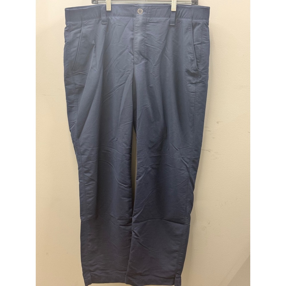 Under Armour Performance Golf Pants Mens 40/30 Navy Blue Stretch Tech Preppy